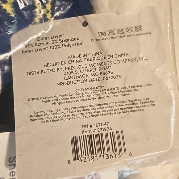 8 pairs Hanukkah Sherpa Lined Slipper Socks - Picture 7 of 7